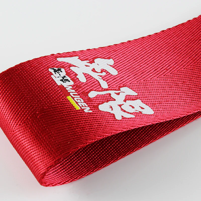 Mugen Red Racing Tow Strap for Front / Rear Bumper - Image 2