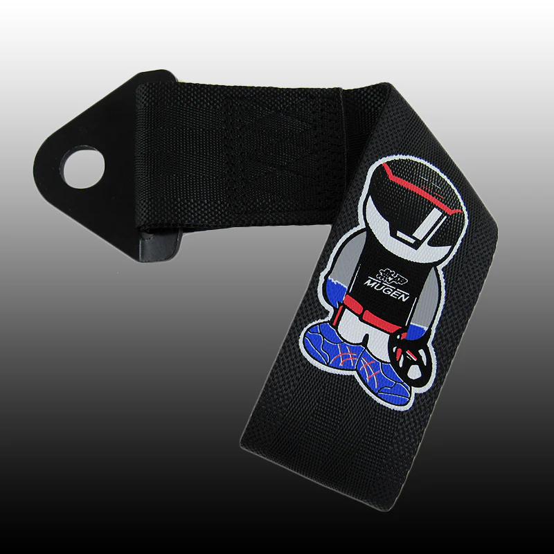 Mugen Black Racing Tow Strap for Front / Rear Bumper - Image 2