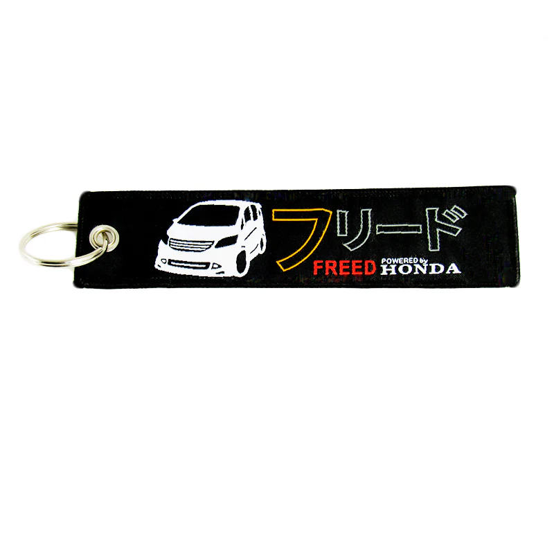 JDM MUGEN POWER DOUBLE SIDE FRONT AND REAR Racing Cell Holders Keychain X2 - Image 3