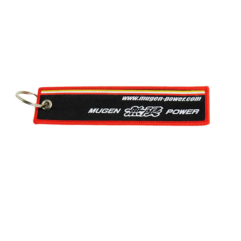 JDM MUGEN POWER DOUBLE SIDE FRONT AND REAR Racing Cell Holders Keychain X2 - Image 3
