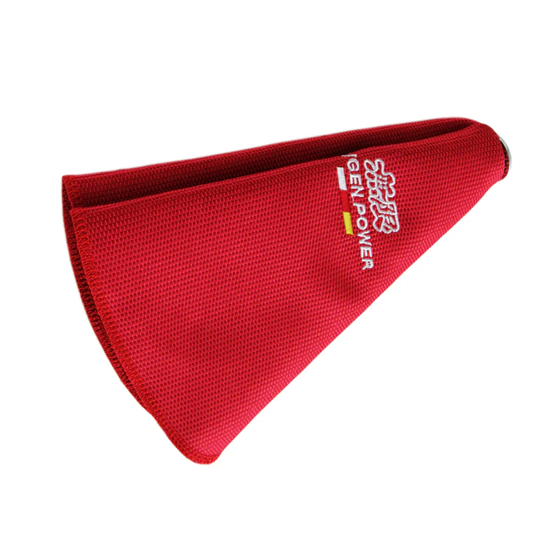 JDM MUGEN POWER SET Red Center Console Armrest Cushion Pad + Shifter Boot Cover - Image 3