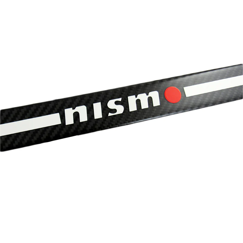 JDM Nismo Carbon Fiber Car Front Door Welcome Plate Sill Scuff Cover Decal Sticker 2pcs Set - Image 7