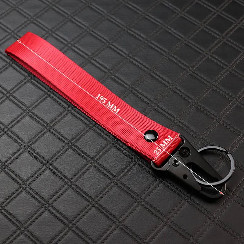 Nissan Nismo Red Keychain with Metal Key Ring - Image 5