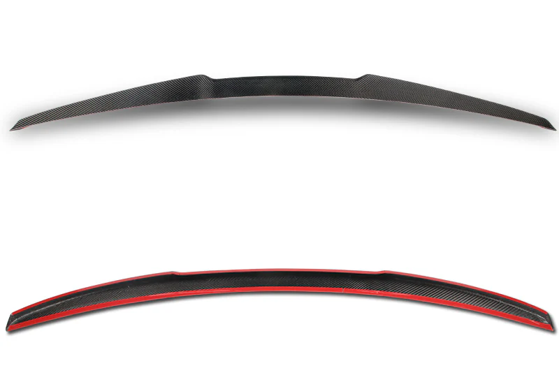 M4-Style Rear Trunk Lip Duckbill Spoiler Wing For 2011-2016 BMW 5-Series F10 F18 -Real Carbon Fiber - Image 4