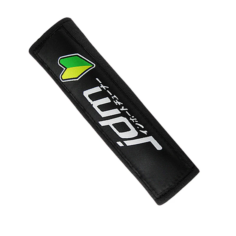 JDM Racing Black Seat Belt Cover X2 - Image 7