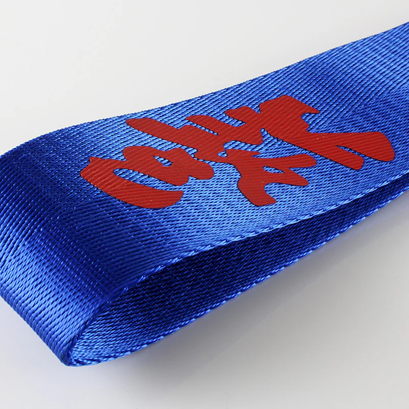 Blue Racing Tow Strap for Front / Rear Bumper - Image 2