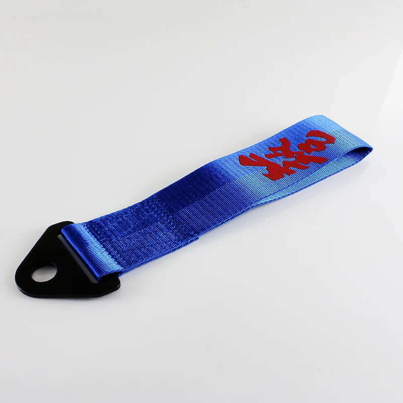 Blue Racing Tow Strap for Front / Rear Bumper - Image 4