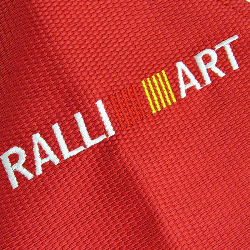 JDM RALLIART Racing shift knob Shifter Boot Cover MT/AT Red Hyper Fabric - Image 2