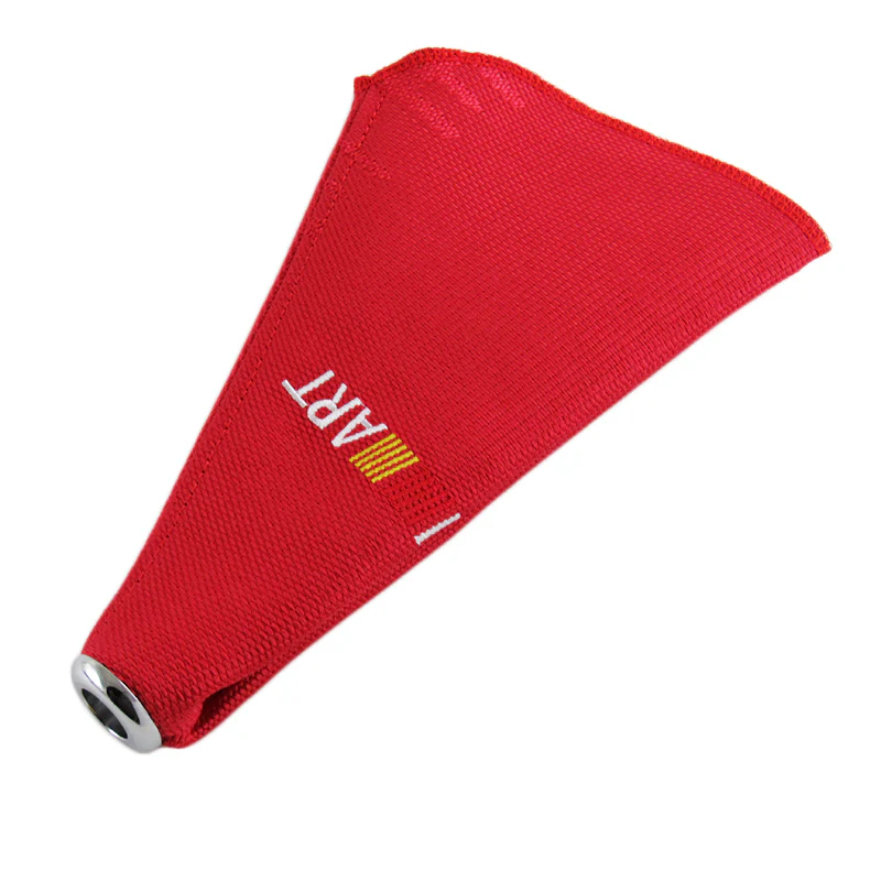 JDM RALLIART Racing shift knob Shifter Boot Cover MT/AT Red Hyper Fabric - Image 7