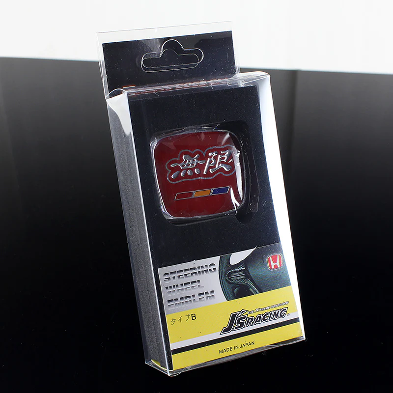 Mugen Red Type B Steering Wheel Emblem for Civic Accord S2000 FA5 FD2 - Image 3