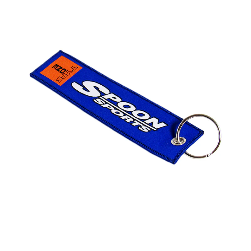 JDM SPOON SPORTS TYPE ONE DOUBLE SIDE Racing Cell Holders Keychain Universal 2 pcs - Image 5