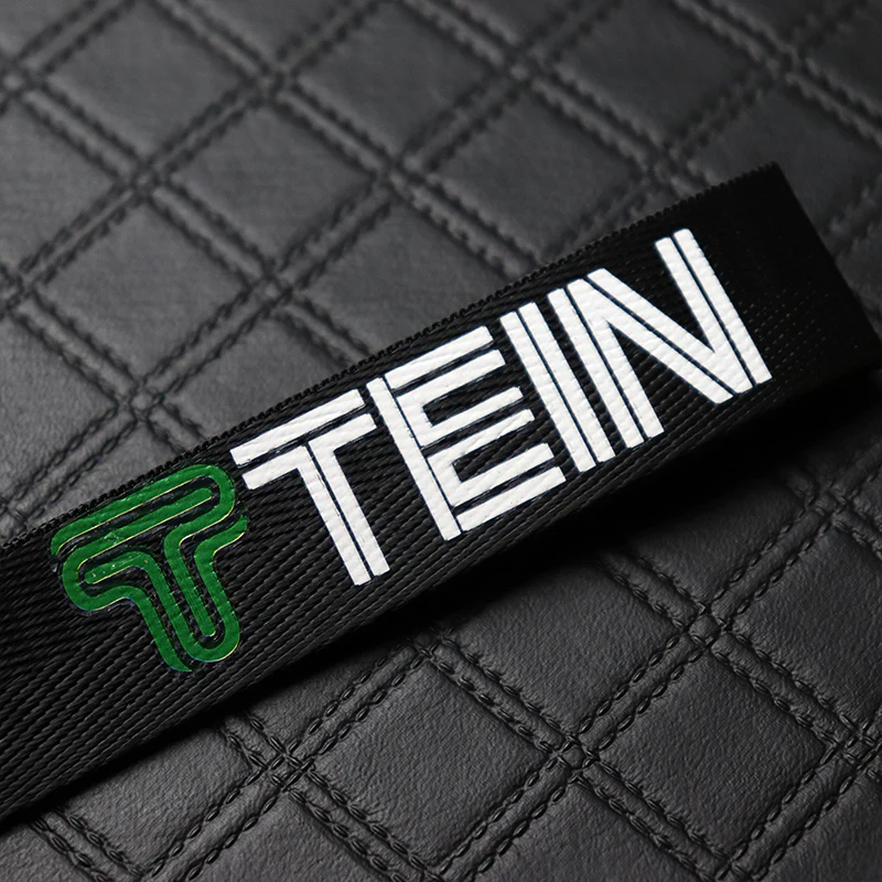 Tein Black Keychain with Metal Key Ring - Image 4