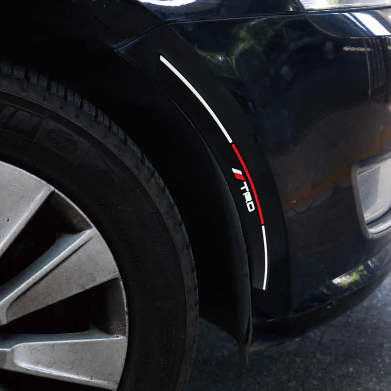JDM TRD Fender Arch Trim Stickers Protector Car Wheel Eyebrow Strips Fits Toyota 2 pcs - Image 5