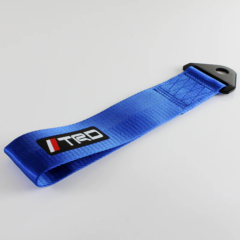 JDM TRD High Strength Tow Strap Front or Rear Bumper Towing Hook Blue Universal - Image 6