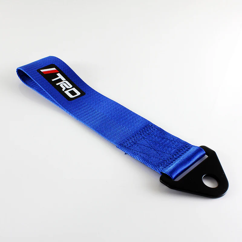 JDM TRD High Strength Tow Strap Front or Rear Bumper Towing Hook Blue Universal - Image 7