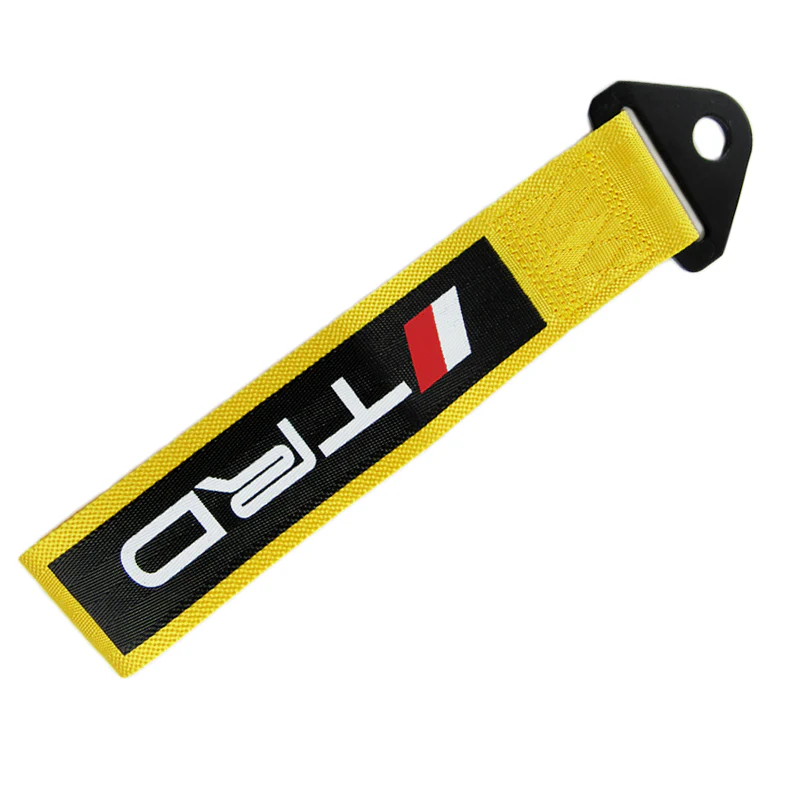 JDM TRD High Strength Tow Strap Front or Rear Bumper Towing Hook Gold Universal - Image 4