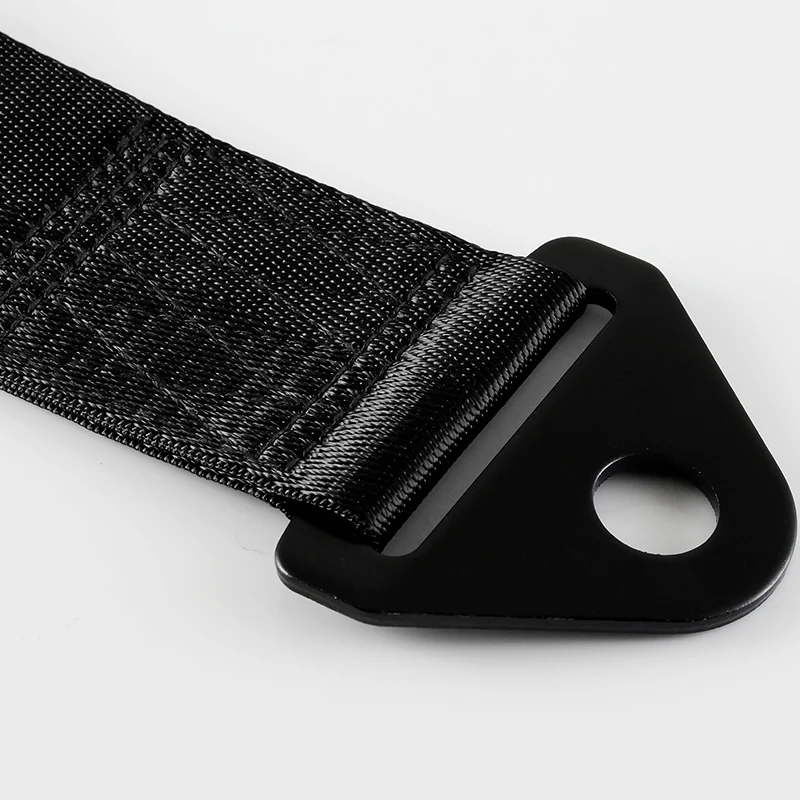 JDM TRD High Strength Tow Strap Front or Rear Bumper Towing Hook Black Universal - Image 3