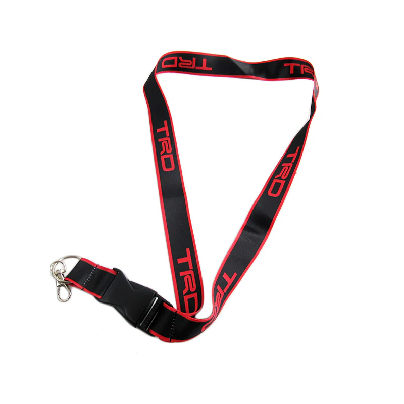 JDM TRD Racing Carbon Fiber Look Embroidery Seat Belt Cover Shoulder Pads 2pcs with TRD Keychain - Image 6