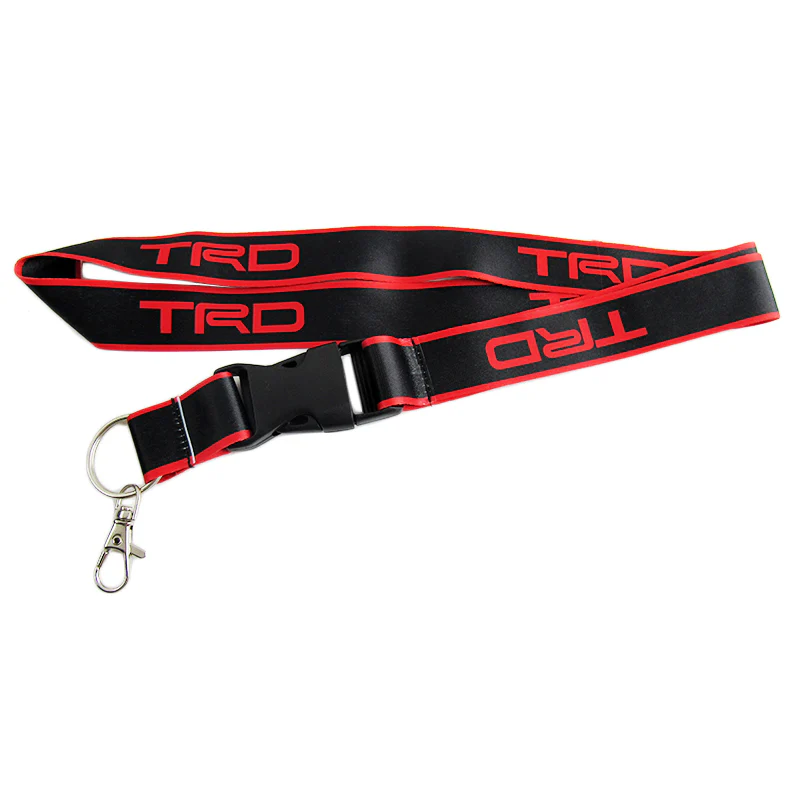 JDM TRD Racing Carbon Fiber Look Embroidery Seat Belt Cover Shoulder Pads 2pcs with TRD Keychain - Image 9