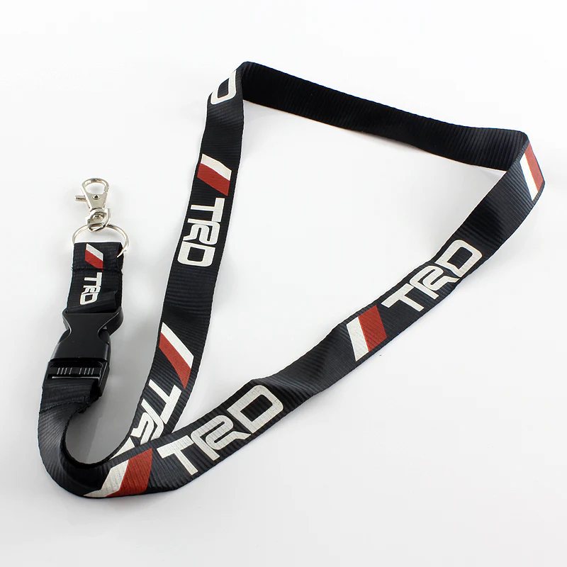 JDM TRD Racing Carbon Fiber Look Embroidery Seat Belt Cover Shoulder Pads 2pcs with TRD Keychain - Image 10