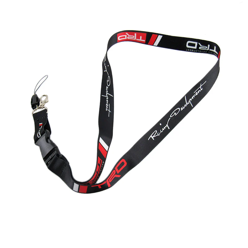 JDM TRD Racing Carbon Fiber Look Embroidery Seat Belt Cover Shoulder Pads 2pcs with TRD Keychain - Image 7
