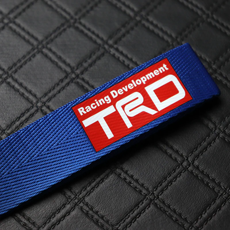 Toyota TRD Blue Keychain with Metal Key Ring - Image 4