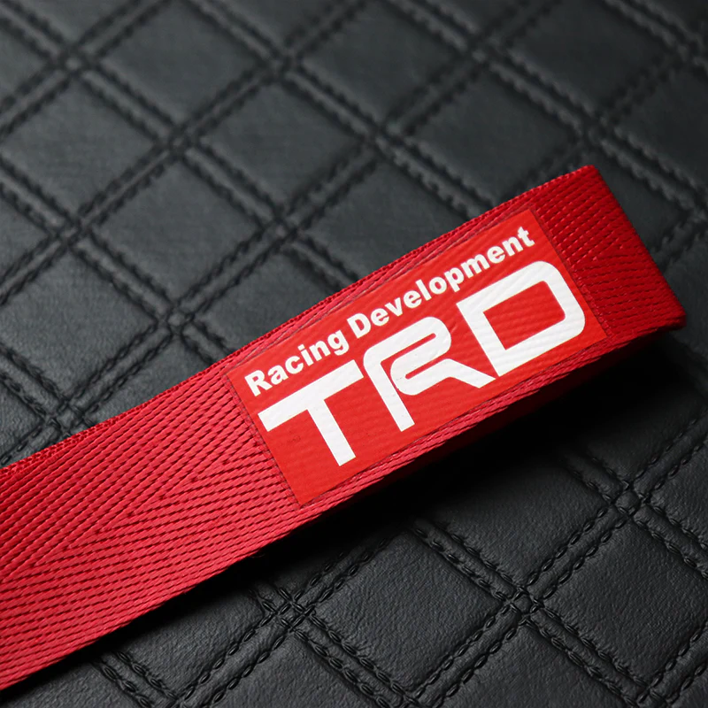 Toyota TRD Red Keychain with Metal Key Ring - Image 4