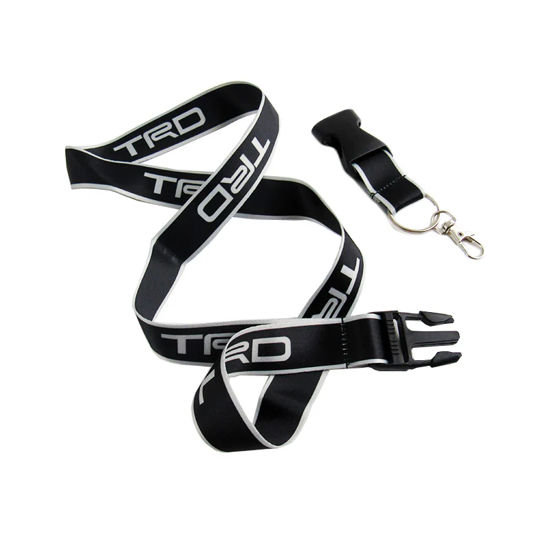 JDM TRD Sports Racing Carbon Fiber Look Embroidery Seat Belt Cover Shoulder Pads 2pcs with TRD Keychain - Image 8