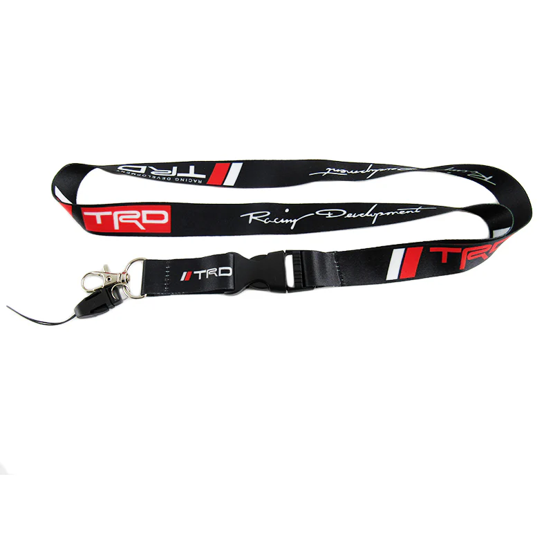 JDM TRD Sports Racing Carbon Fiber Look Embroidery Seat Belt Cover Shoulder Pads 2pcs with TRD Keychain - Image 9