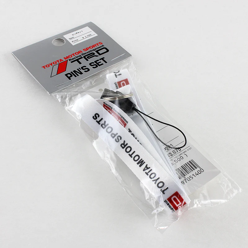 JDM TRD Sports Racing Set Carbon Fiber Look Embroidery Seat Belt Cover Shoulder Pads 2pcs with TRD Keychain - Image 6