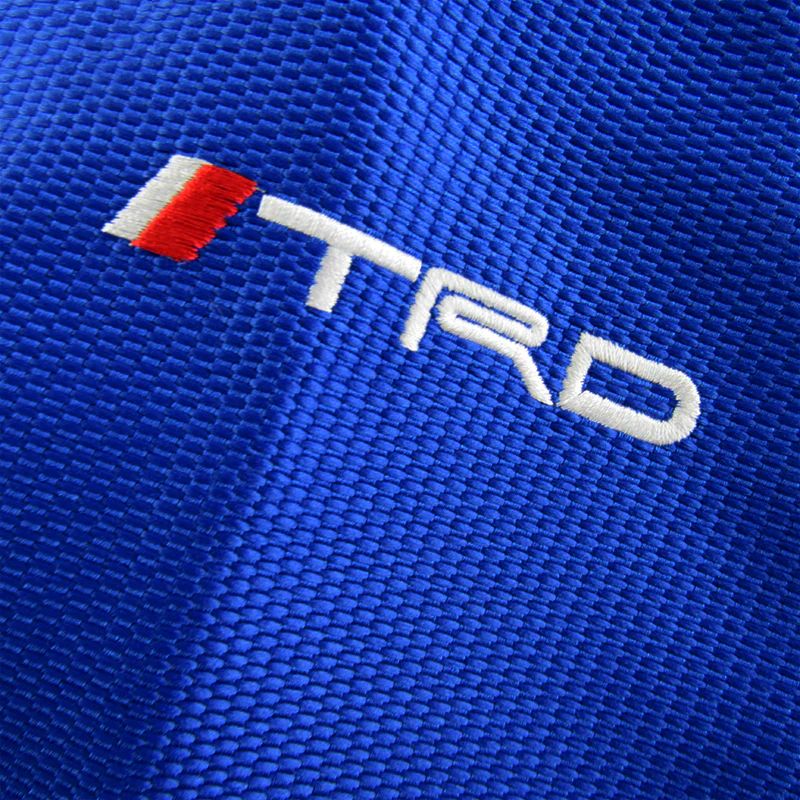 JDM TRD SPORTS shift knob Shifter Boot Cover MT/AT Blue Hyper Fabric - Image 2