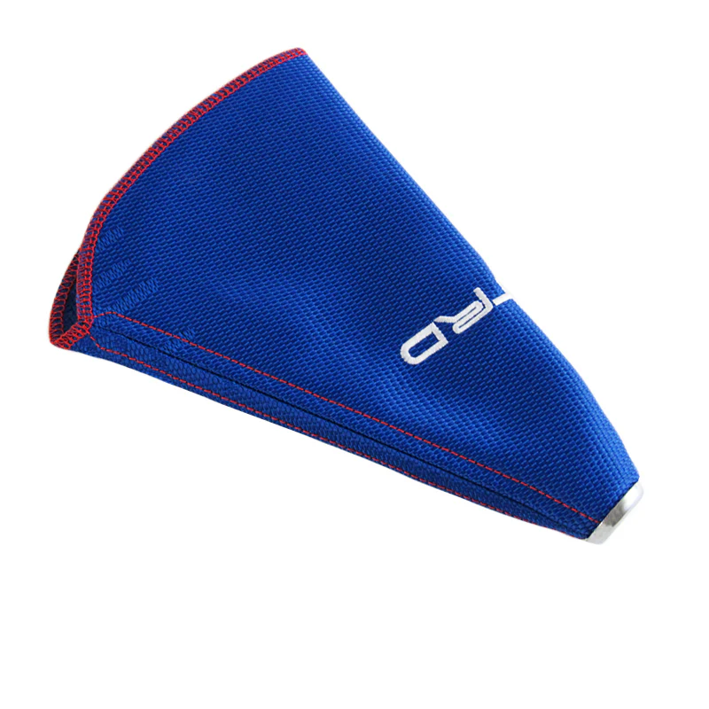 JDM TRD SPORTS shift knob Shifter Boot Cover MT/AT Blue Hyper Fabric - Image 3