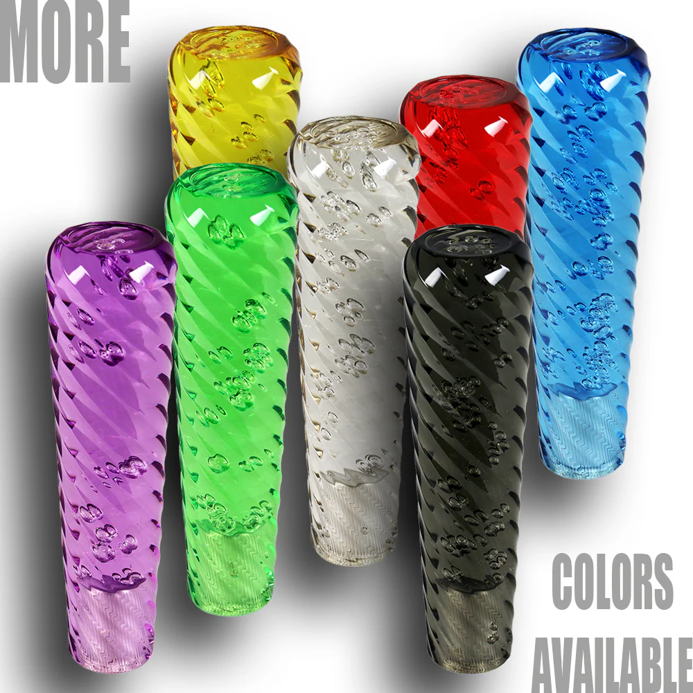 JDM Universal Clear Spiral Crystal VIP Manual Bubble Shifter Shift Knob Head 150mm - Image 8