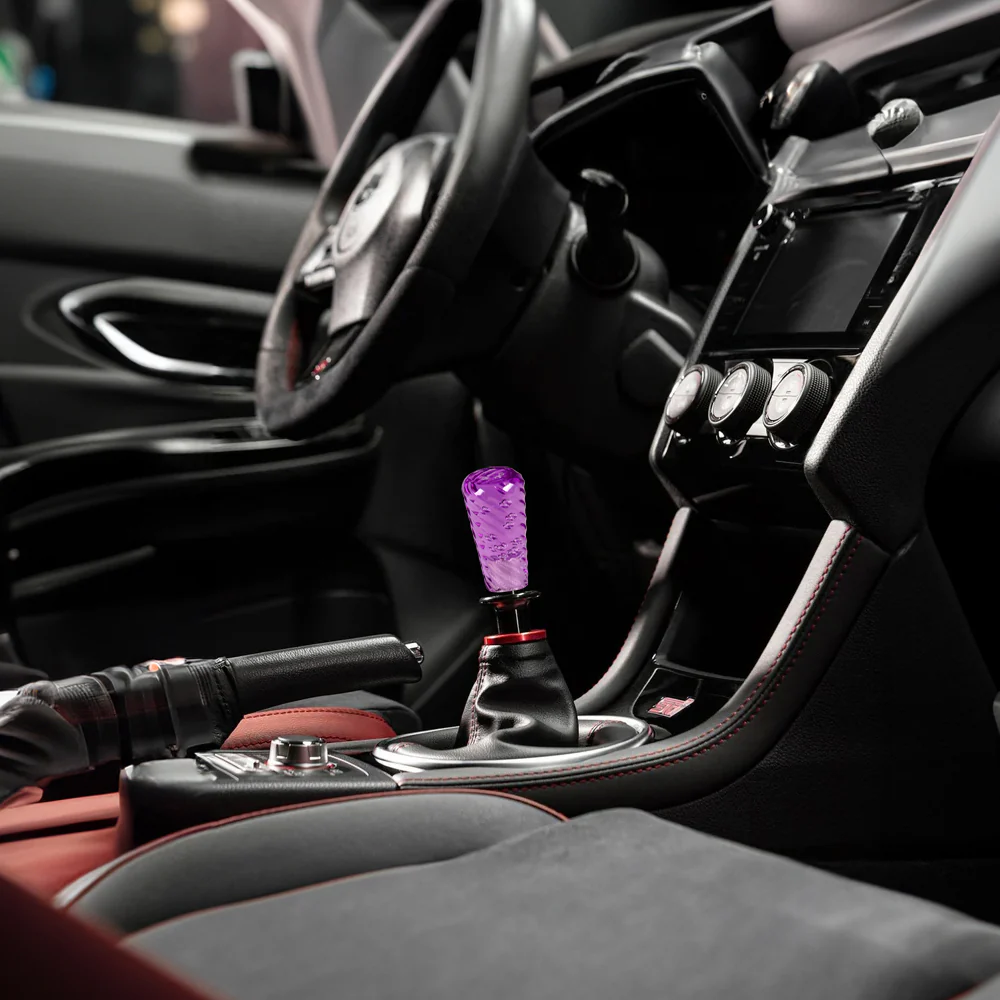 JDM Universal Spiral Crystal VIP Manual Bubble Shifter Shift Knob Head 100mm - Image 13