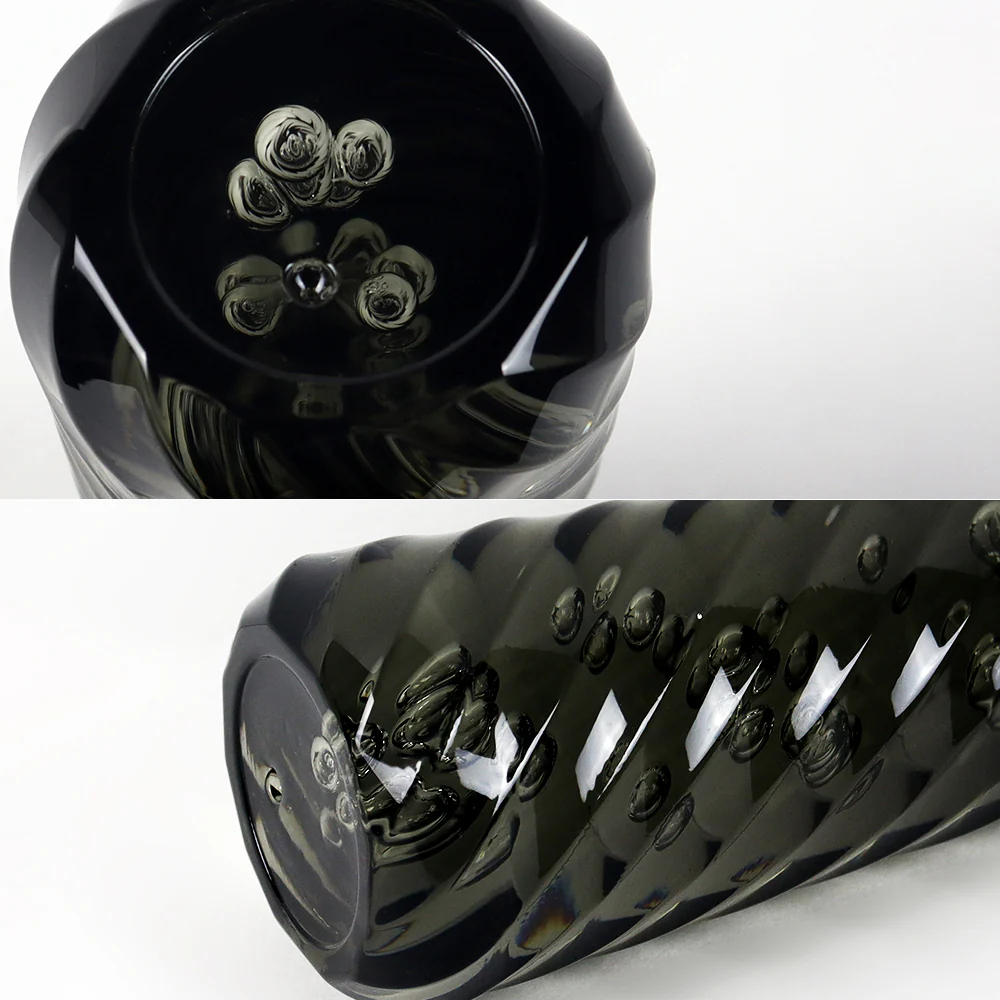 JDM Universal Spiral Crystal VIP Manual Bubble Shifter Shift Knob Head 200mm - Image 11