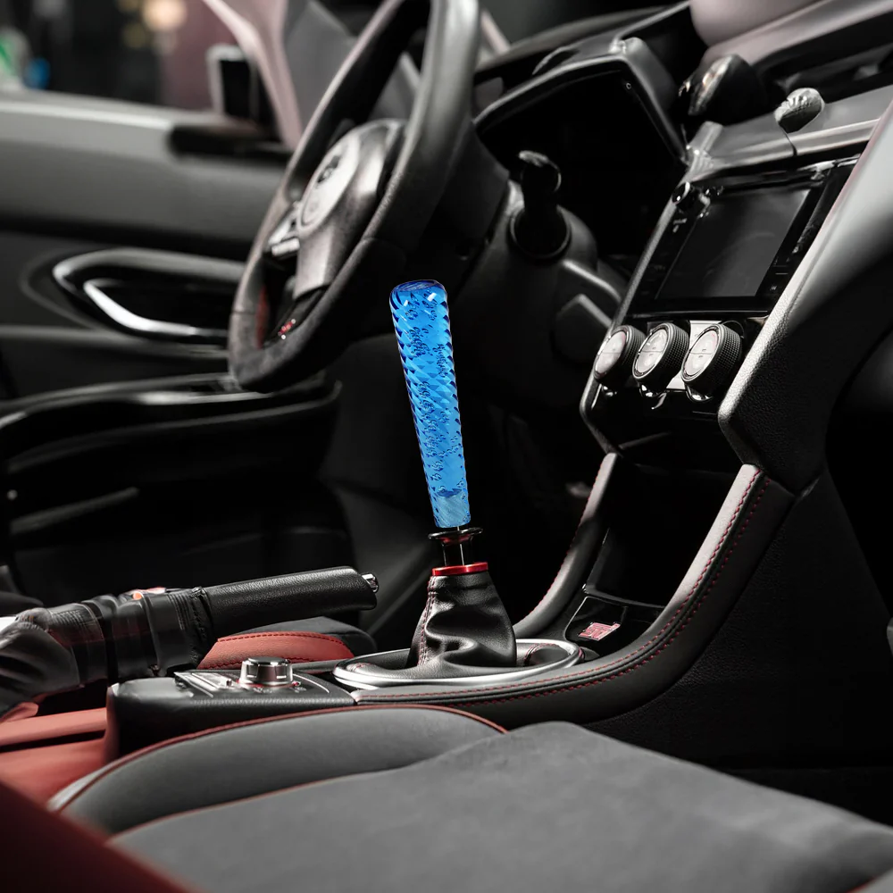 JDM Universal Spiral Crystal VIP Manual Bubble Shifter Shift Knob Head 200mm - Image 13