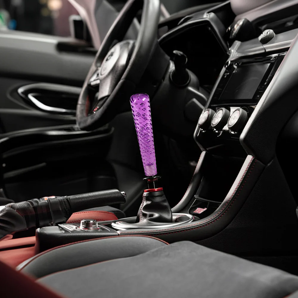 JDM Universal Spiral Crystal VIP Manual Bubble Shifter Shift Knob Head 200mm - Image 15