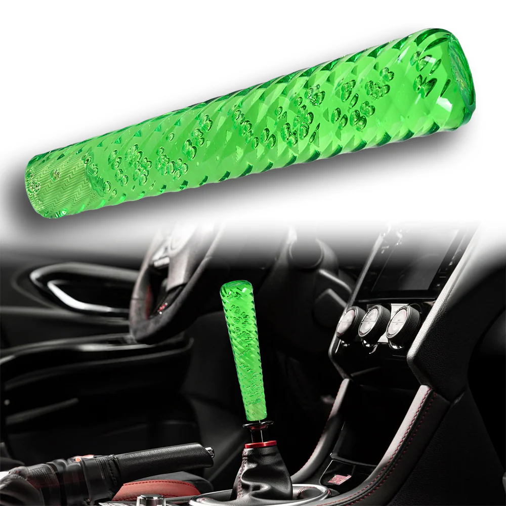 JDM Universal Spiral Crystal VIP Manual Bubble Shifter Shift Knob Head 200mm - Image 3
