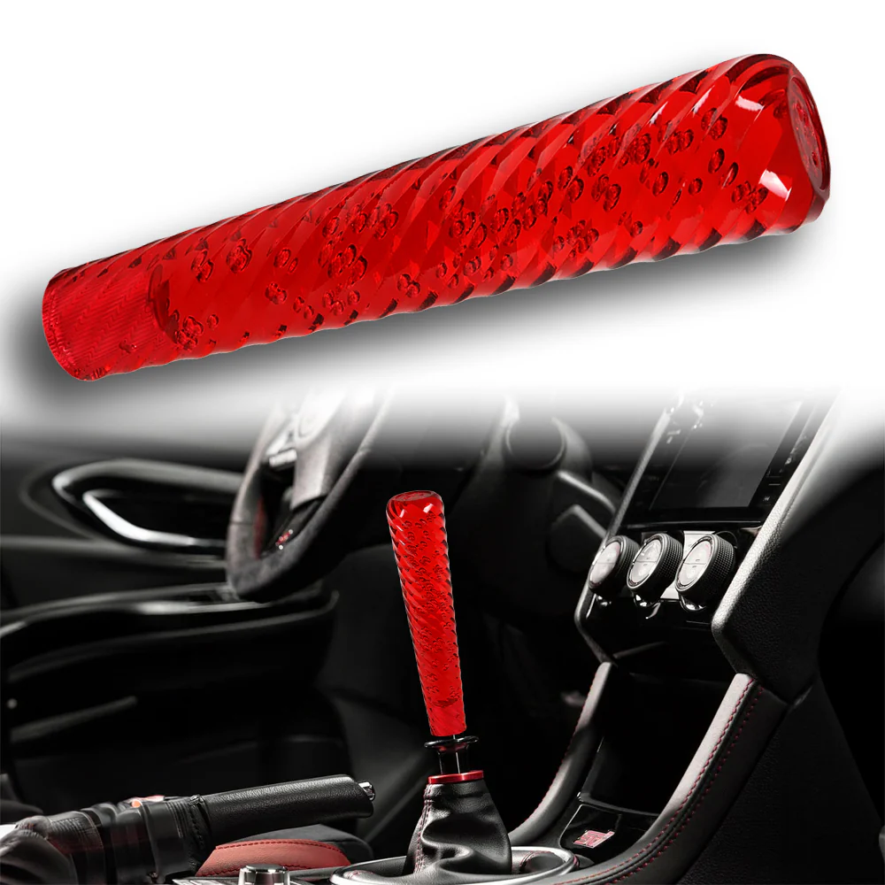 JDM Universal Spiral Crystal VIP Manual Bubble Shifter Shift Knob Head 200mm - Image 5
