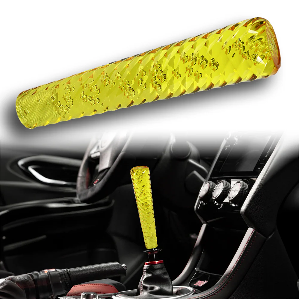 JDM Universal Spiral Crystal VIP Manual Bubble Shifter Shift Knob Head 200mm - Image 7