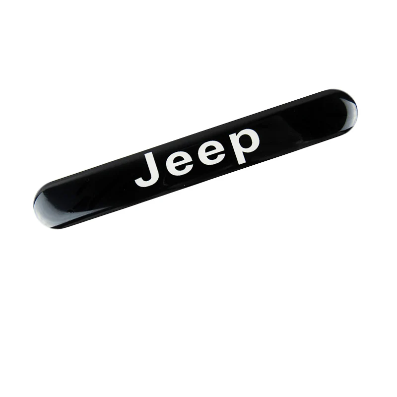 Jeep Black Car Door Rear Trunk Side Fenders Bumper Badge Scratch Guard Sticker New 2 pcs - Image 6