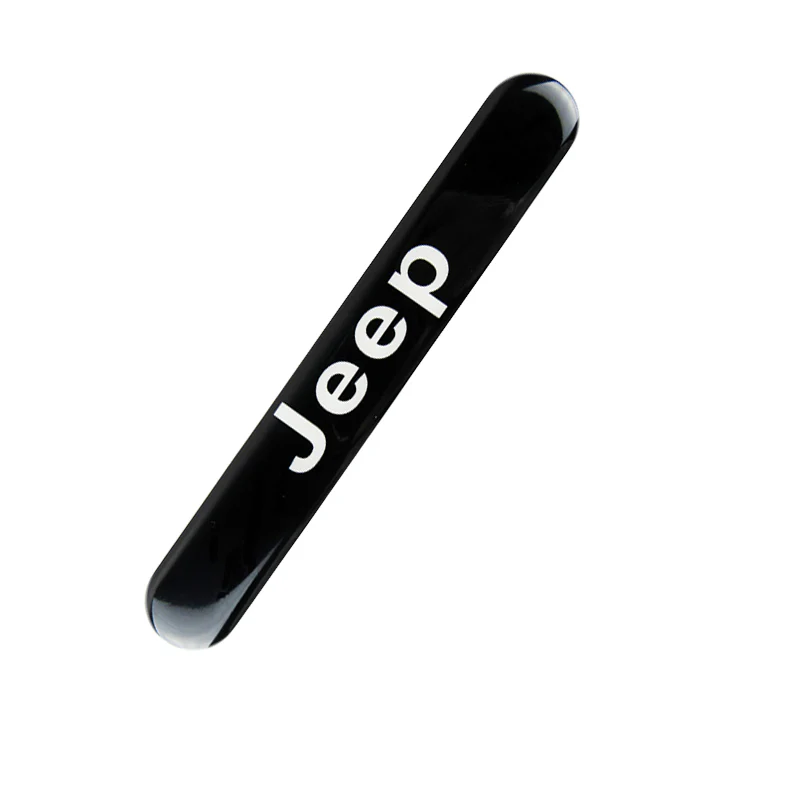 Jeep Black Car Door Rear Trunk Side Fenders Bumper Badge Scratch Guard Sticker New 4 pcs - Image 8