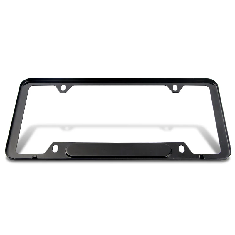 JEEP Black Stainless Steel Metal License Plate Frame New 2pcs - Image 7