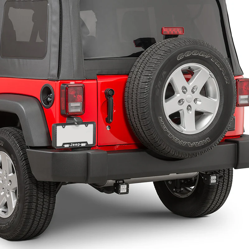 Jeep Carbon Fiber Look License Plate Frame ABS New - Image 4