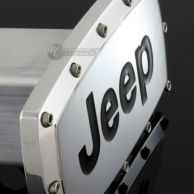 JEEP Engraved Billet Hitch Cover Plug Cap For 2" Trailer Receiver with ALLEN BOLTS DESIGN - Image 5