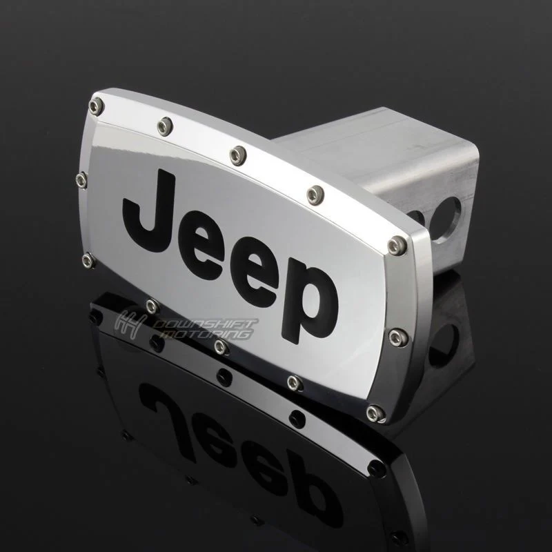 JEEP Engraved Billet Hitch Cover Plug Cap For 2" Trailer Receiver with ALLEN BOLTS DESIGN - Image 3