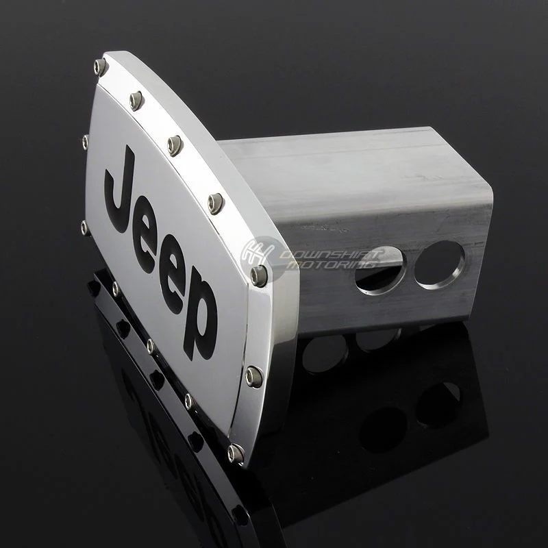 JEEP Engraved Billet Hitch Cover Plug Cap For 2" Trailer Receiver with ALLEN BOLTS DESIGN - Image 5