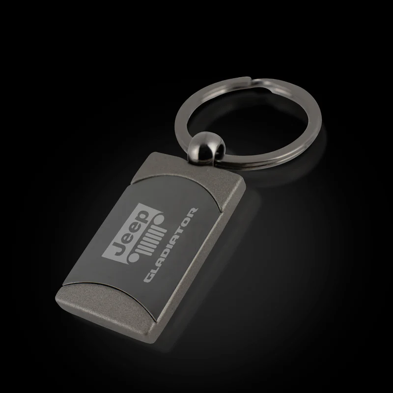 Jeep Gladiator Gunmetal Key Fob Key Chain Ring OFFICIAL LICENSED Au-Tomotive Gold - Image 7