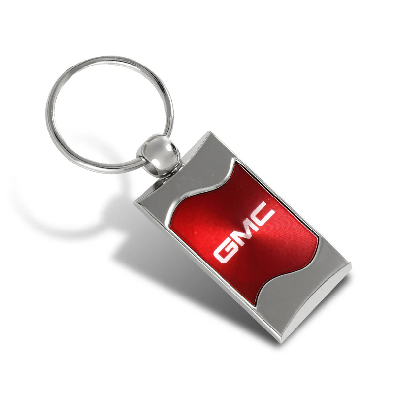 Jeep Logo Red Rectangular Authentic Chrome Key Fob Key ring Keychain Lanyard - Image 13
