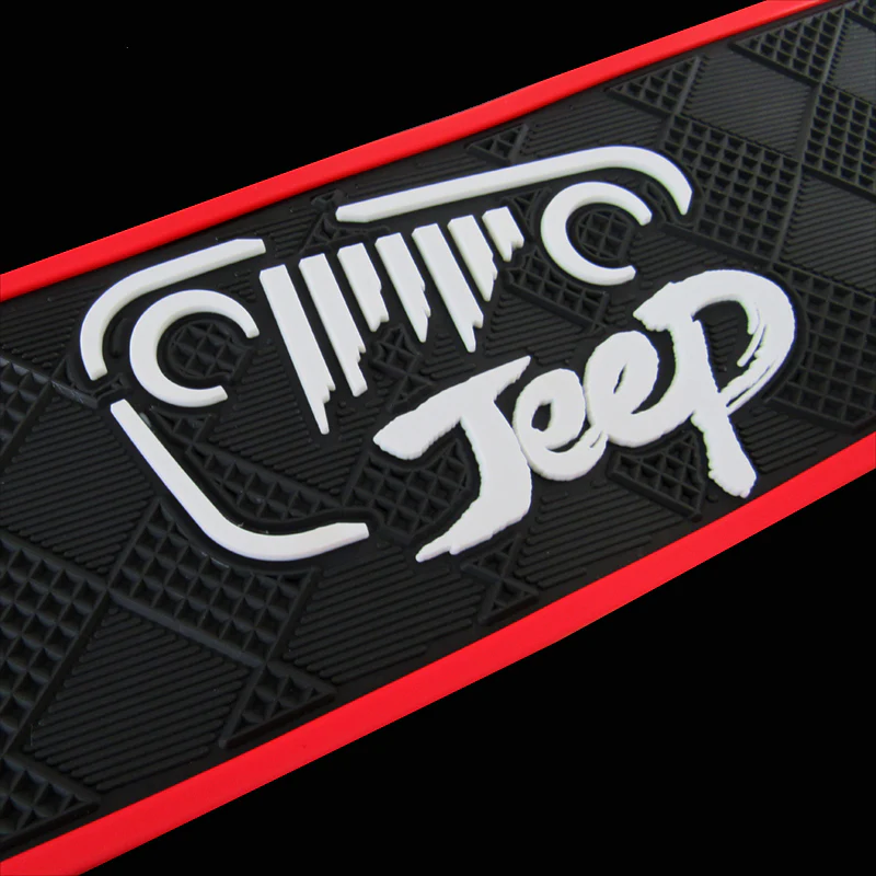JEEP Rubber Car Rear Bumper Protector Trunk Sill Guard Scratch Pad X1 - Image 4